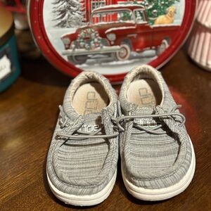 Hey Dude Gray Kids Shoes